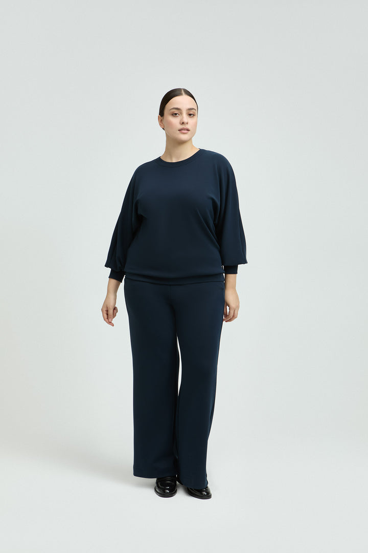 Zachte Donkerblauwe Loungebroek