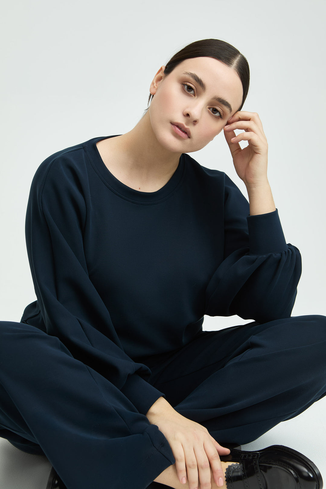 Soft Navy Sweater Comfort