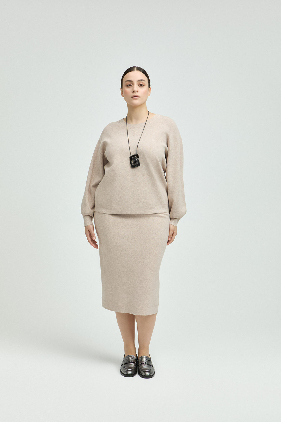 Comfy Viscose Trui Cappuccino