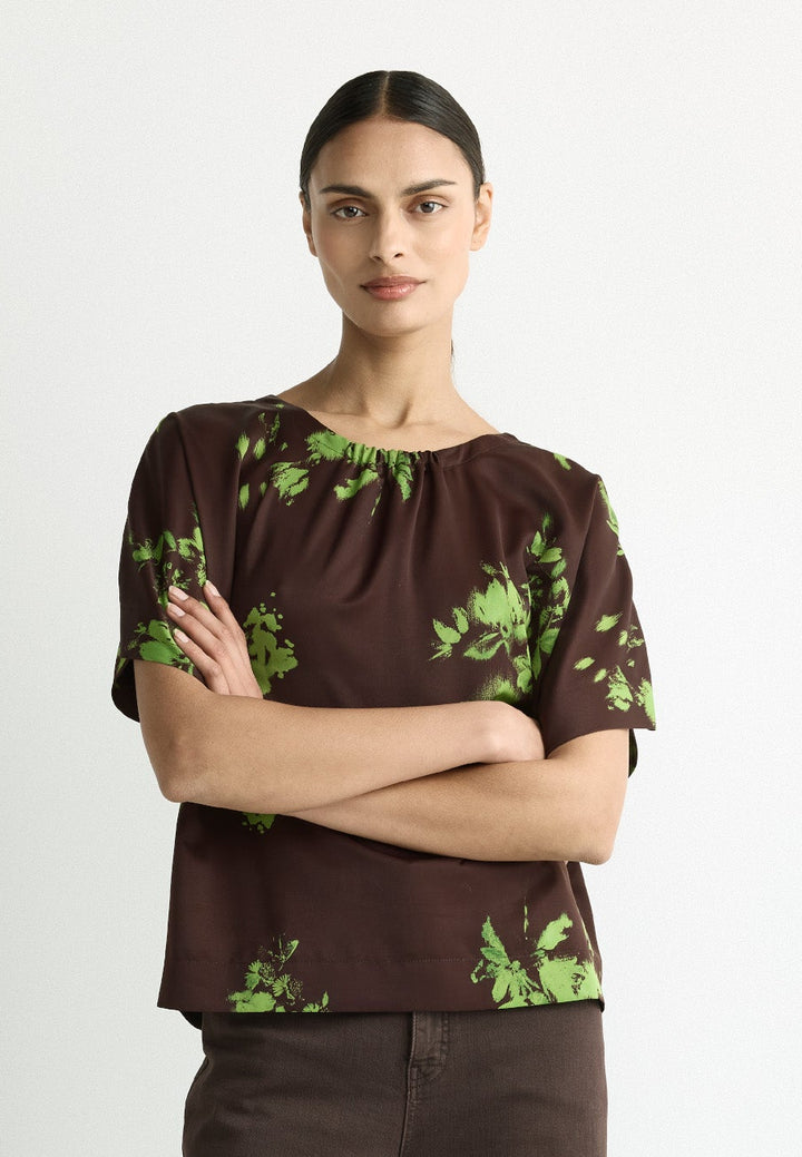 Blouse met Florale Print
