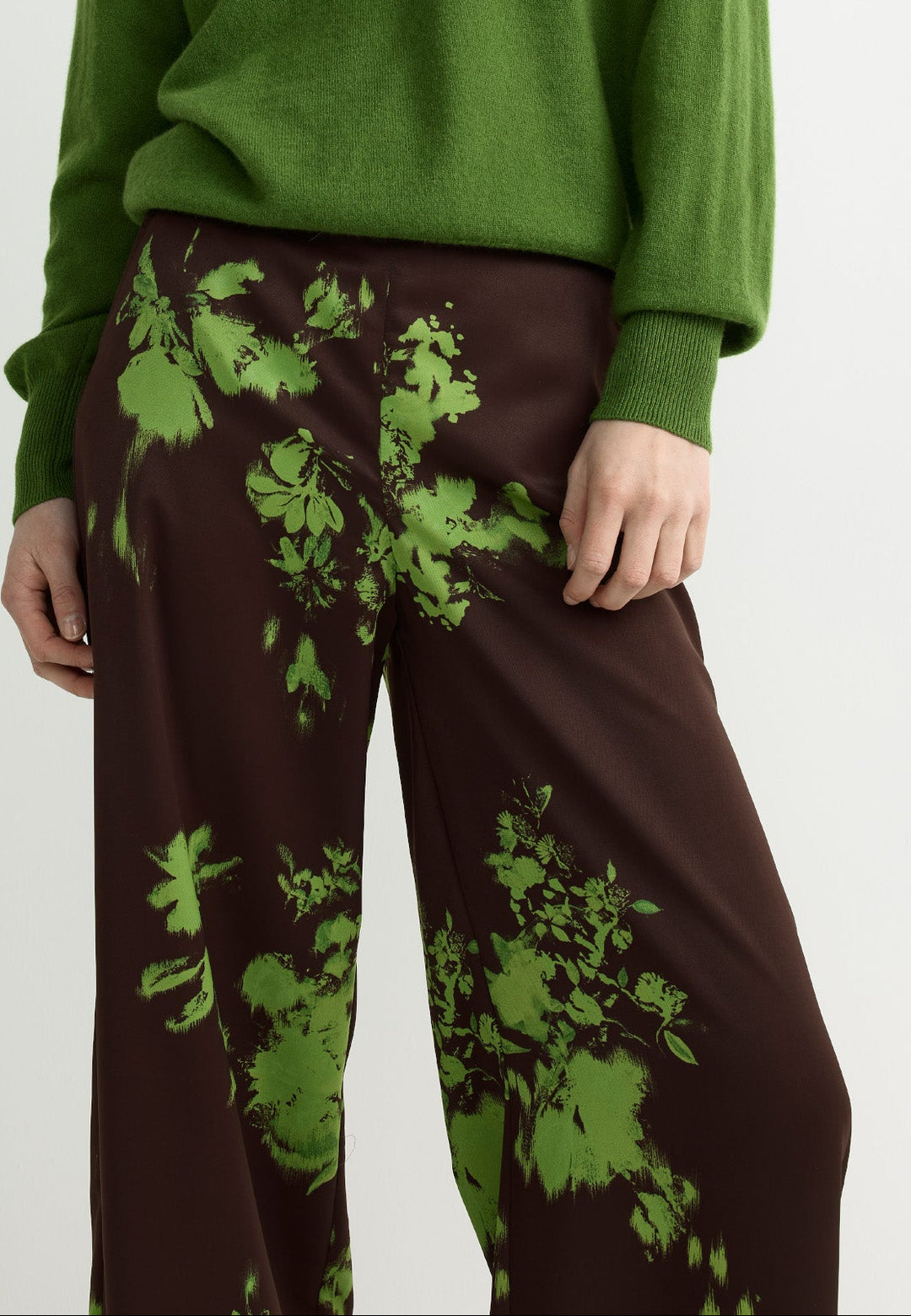 Broek met Florale Print