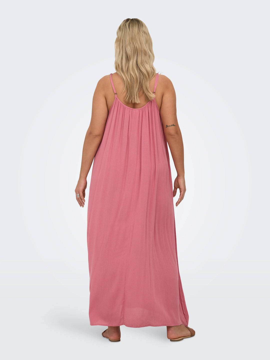 Roze Maxi-jurk