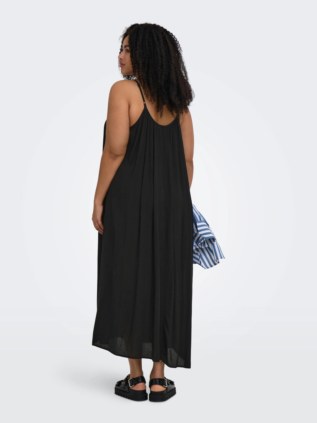 Zwarte Maxi-jurk