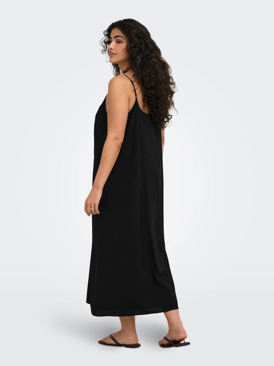 Zwarte Maxi-jurk