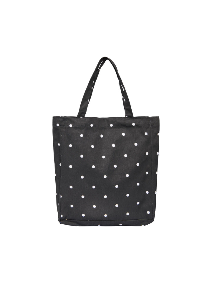 Zwarte Only Carmakoma tote bag achterkant