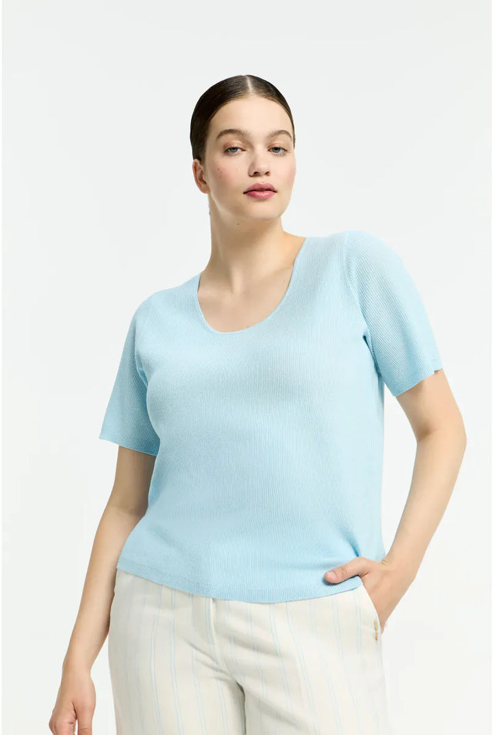 Dunne Trui Met Korte Mouwen (Twin-set)