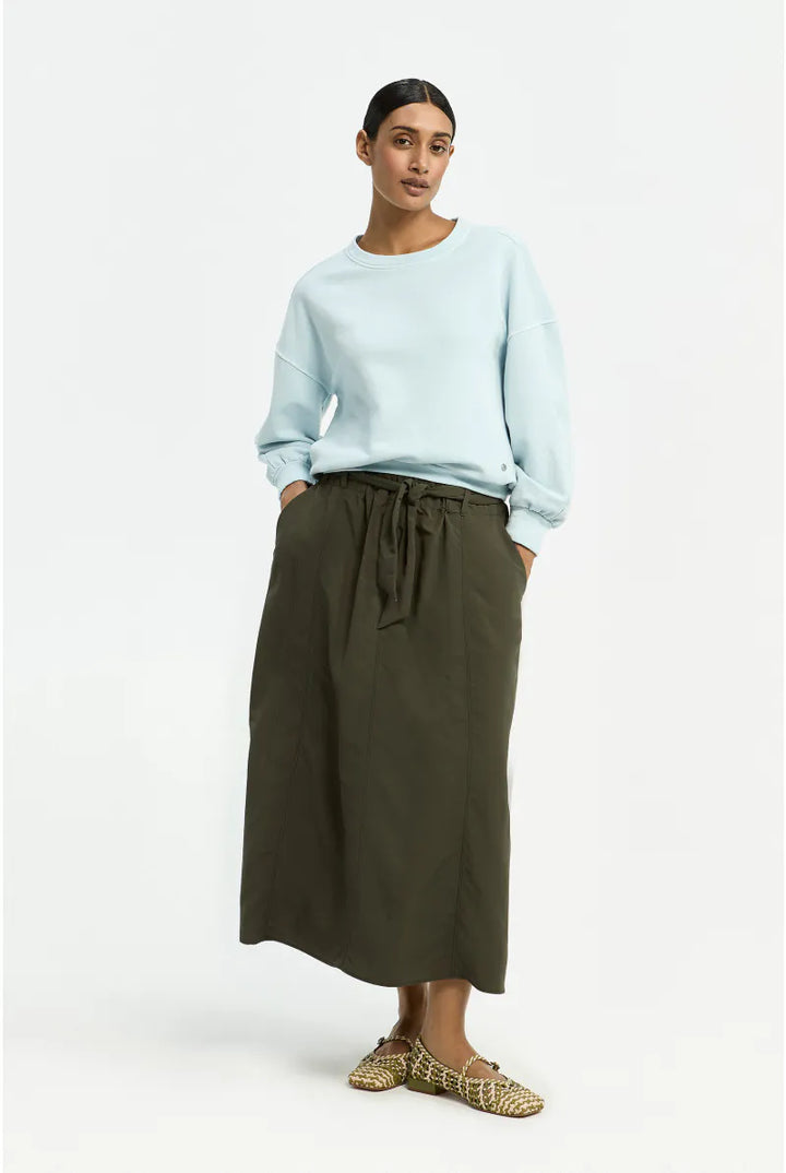 Rok in Summer Taft met strikceintuur