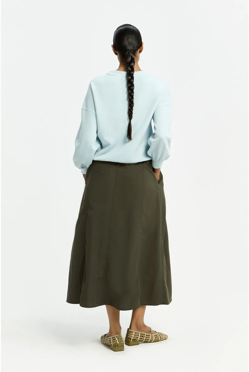 Rok in Summer Taft met strikceintuur