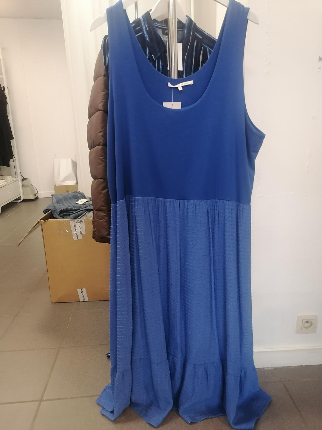 Zomerse Maxijurk In Kobaltblauw