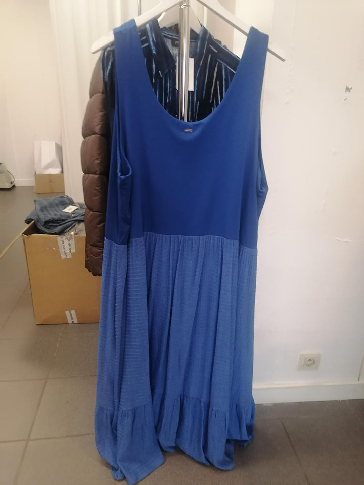 Zomerse Maxijurk In Kobaltblauw
