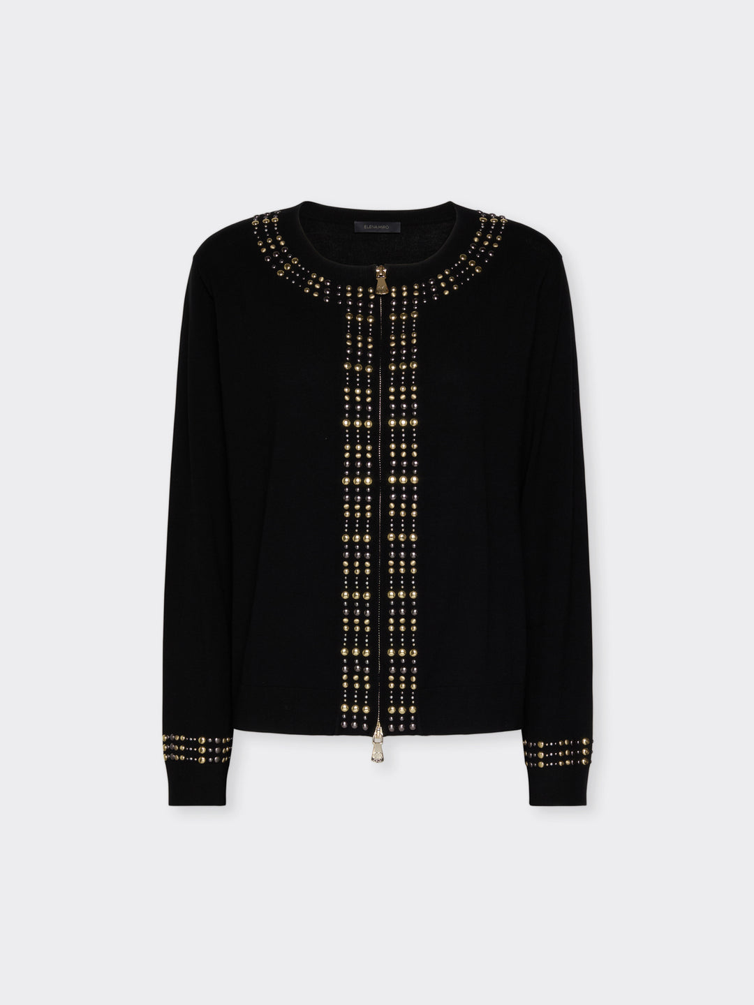 Ecovero Cardigan Met Studsdetails