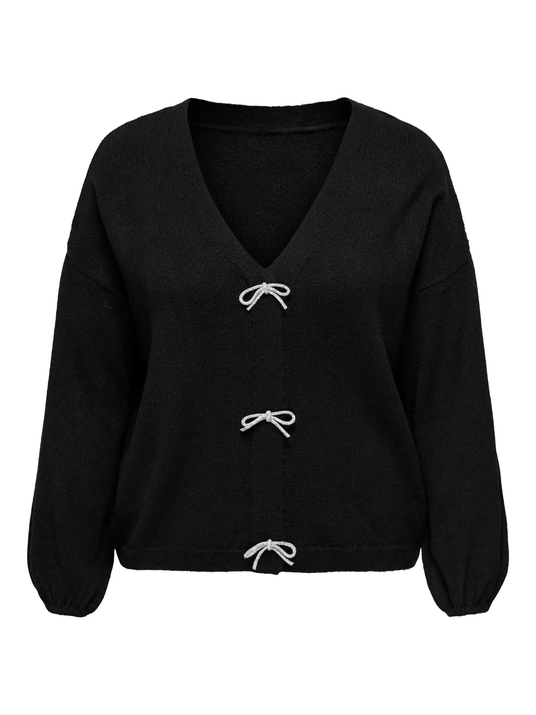 zwarte trui met strik