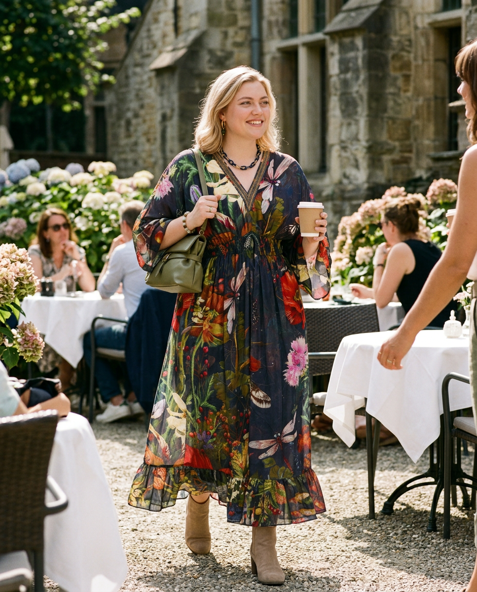 Maxi Jurk met Bloemenprint