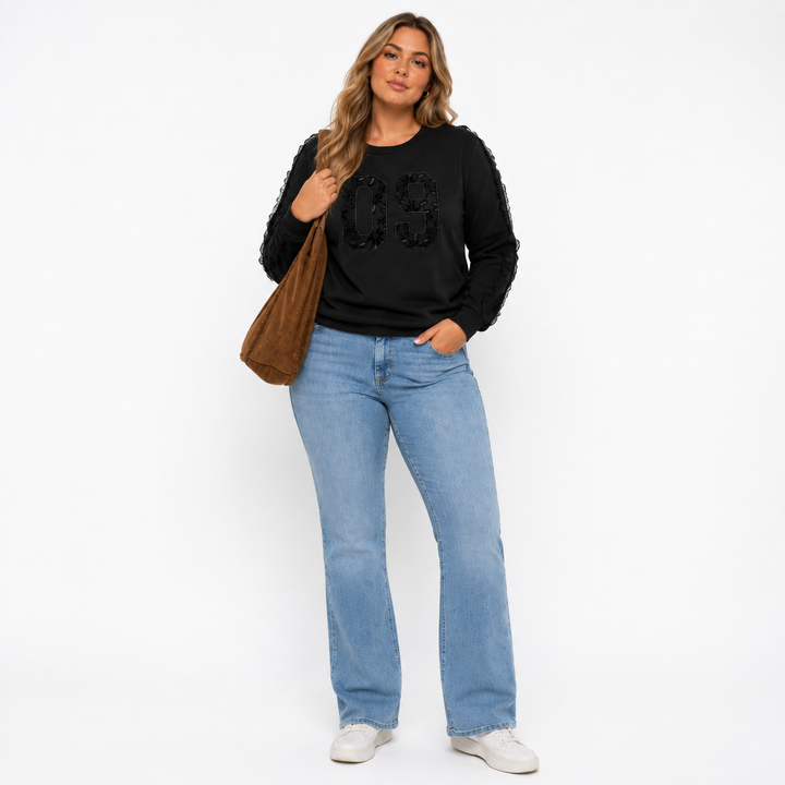 High Waist Straight Jeans