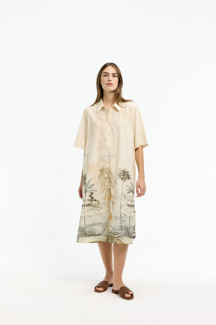 Hemdjurk met Tropische Print