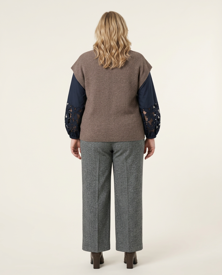 Soft Clay Mouwloze Cardigan