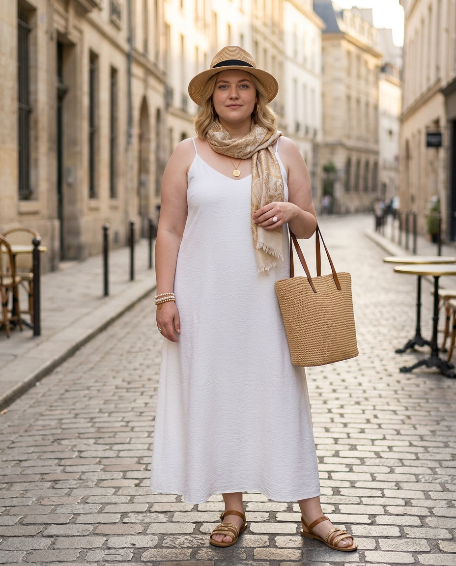 Witte Maxi-jurk