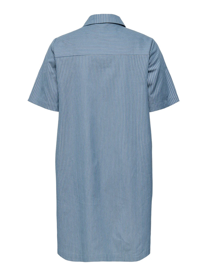 Gestreepte Shirtjurk