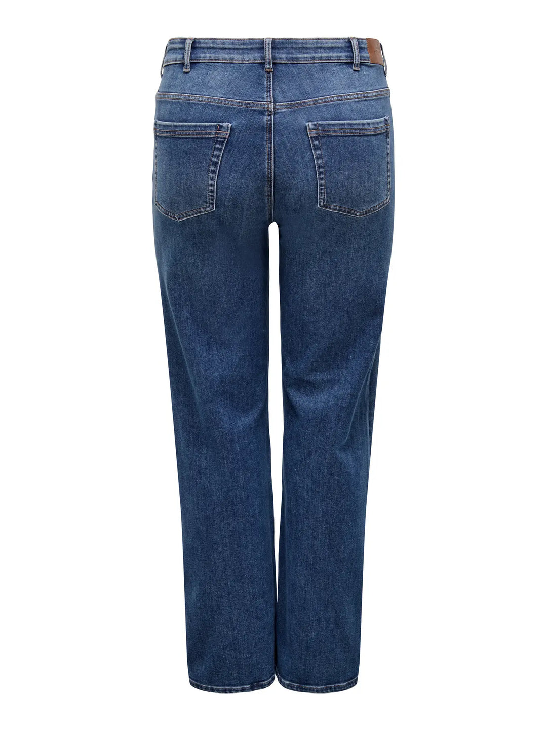 Trendy Straight Jeans In Dark Blue Denim