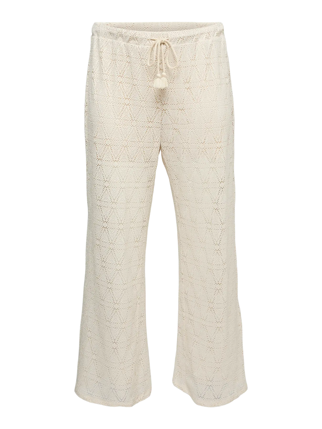 Beige Kanten Broek