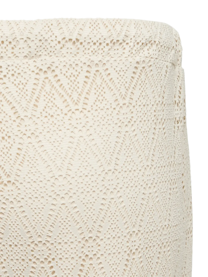 Beige Kanten Broek