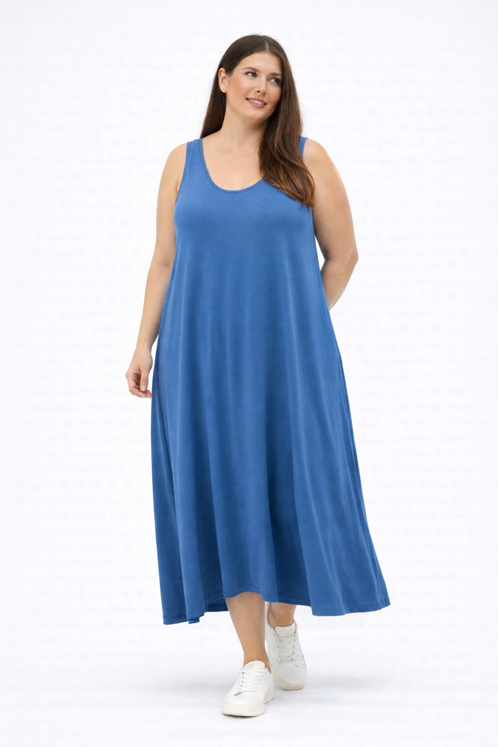 Lange basis jurk jersey