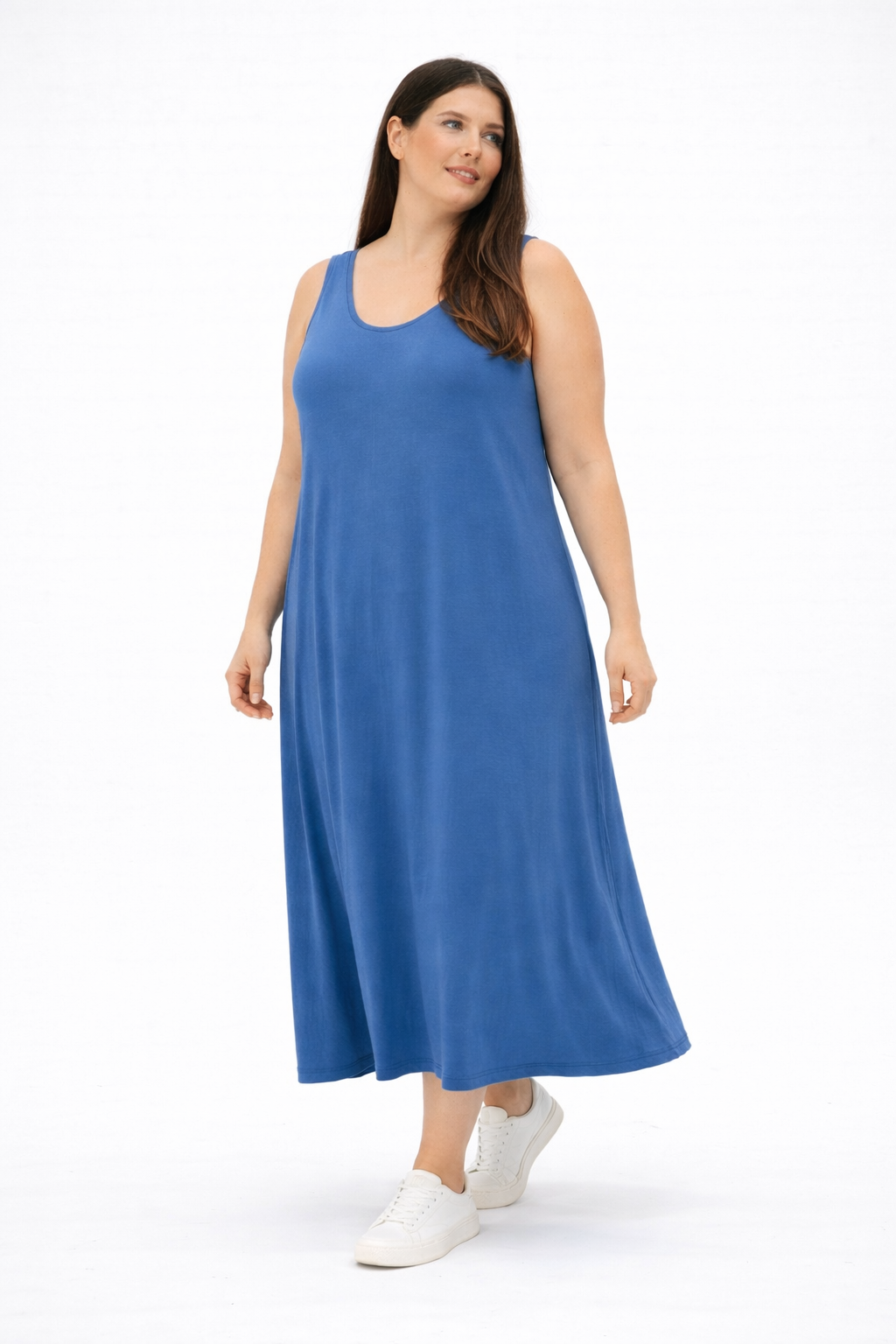 Lange basis jurk jersey