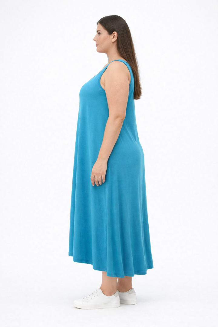 Lange basis jurk jersey