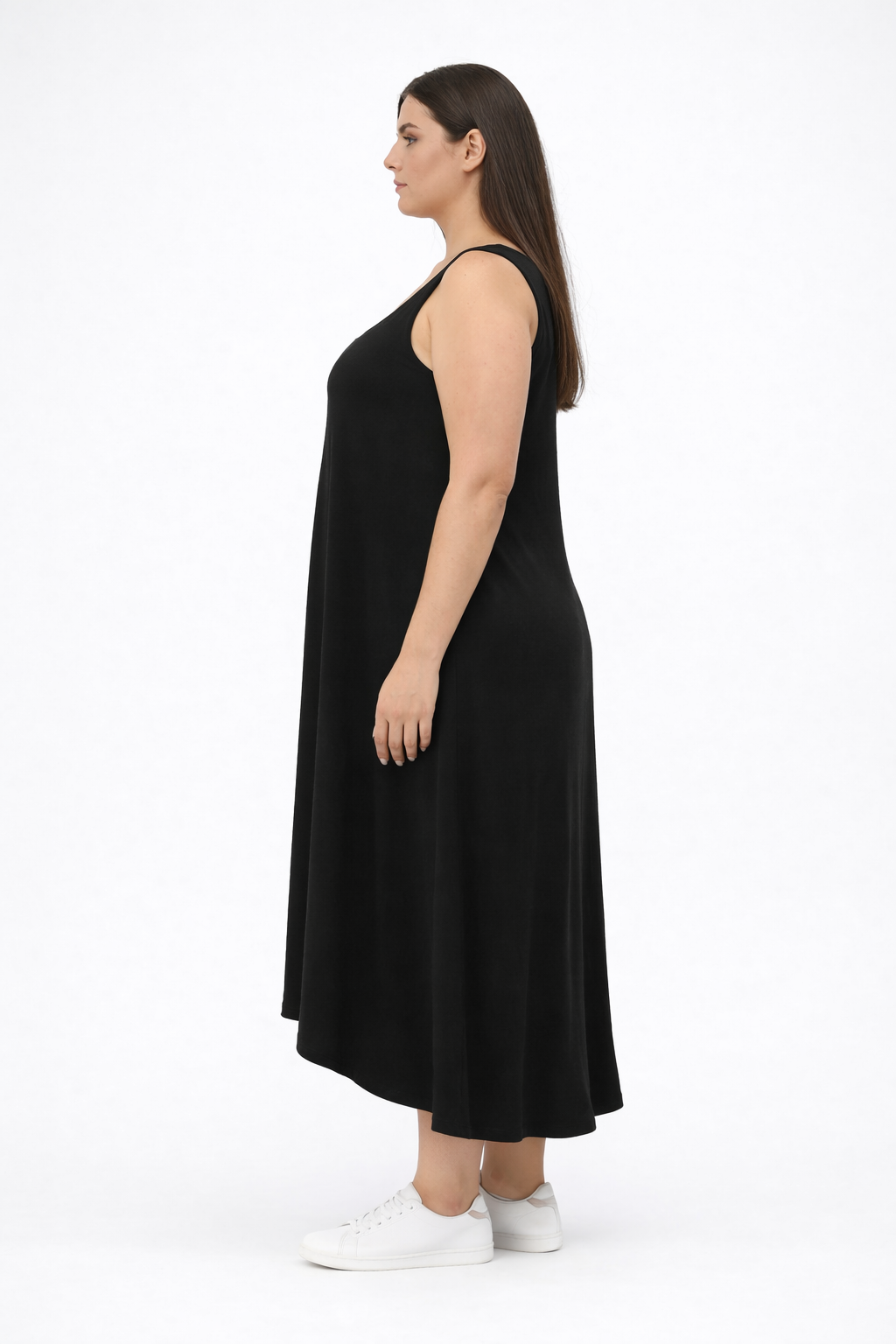 Lange Basis Jurk Jersey