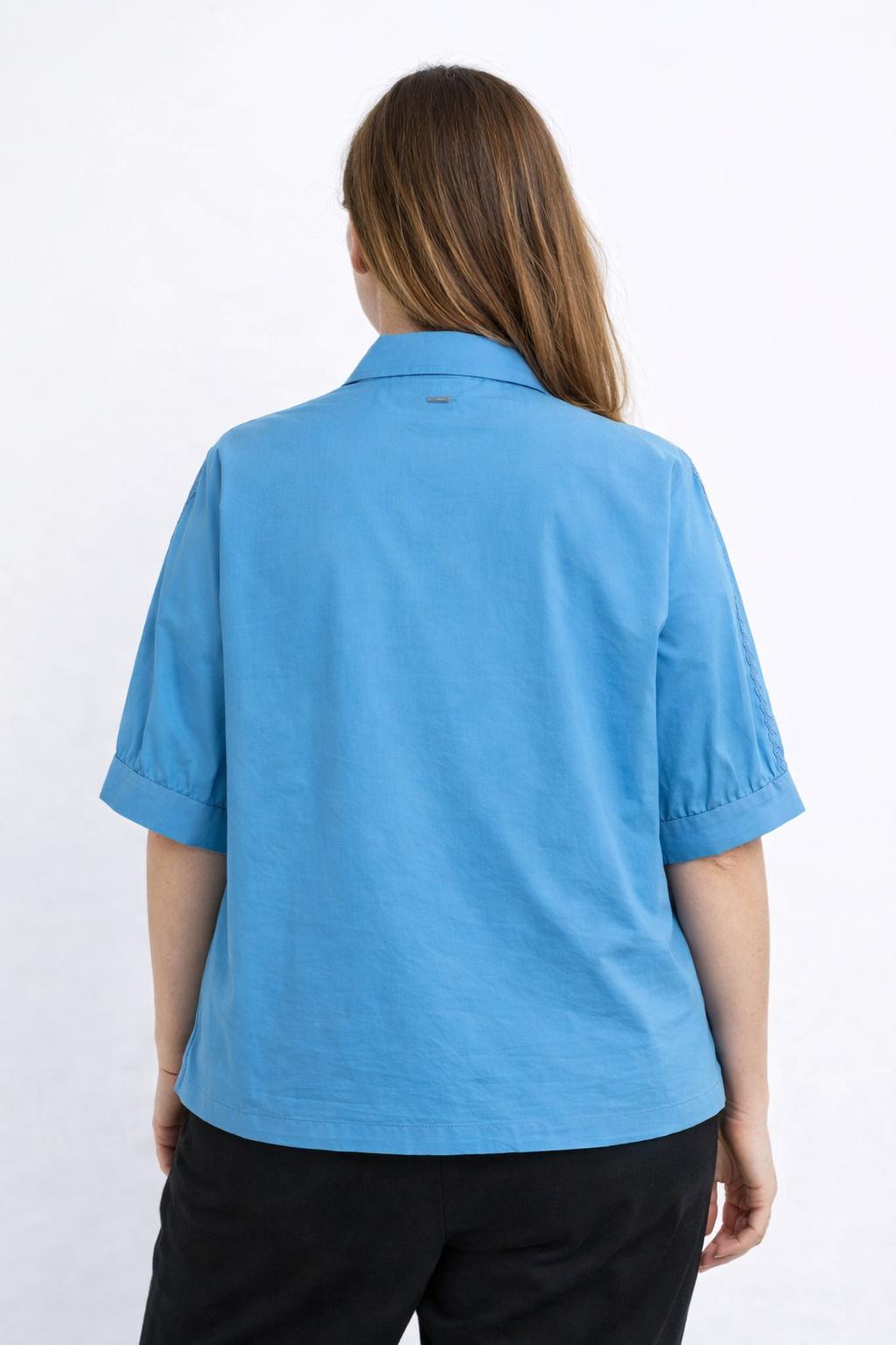 Blouse Met Kant en Kraag