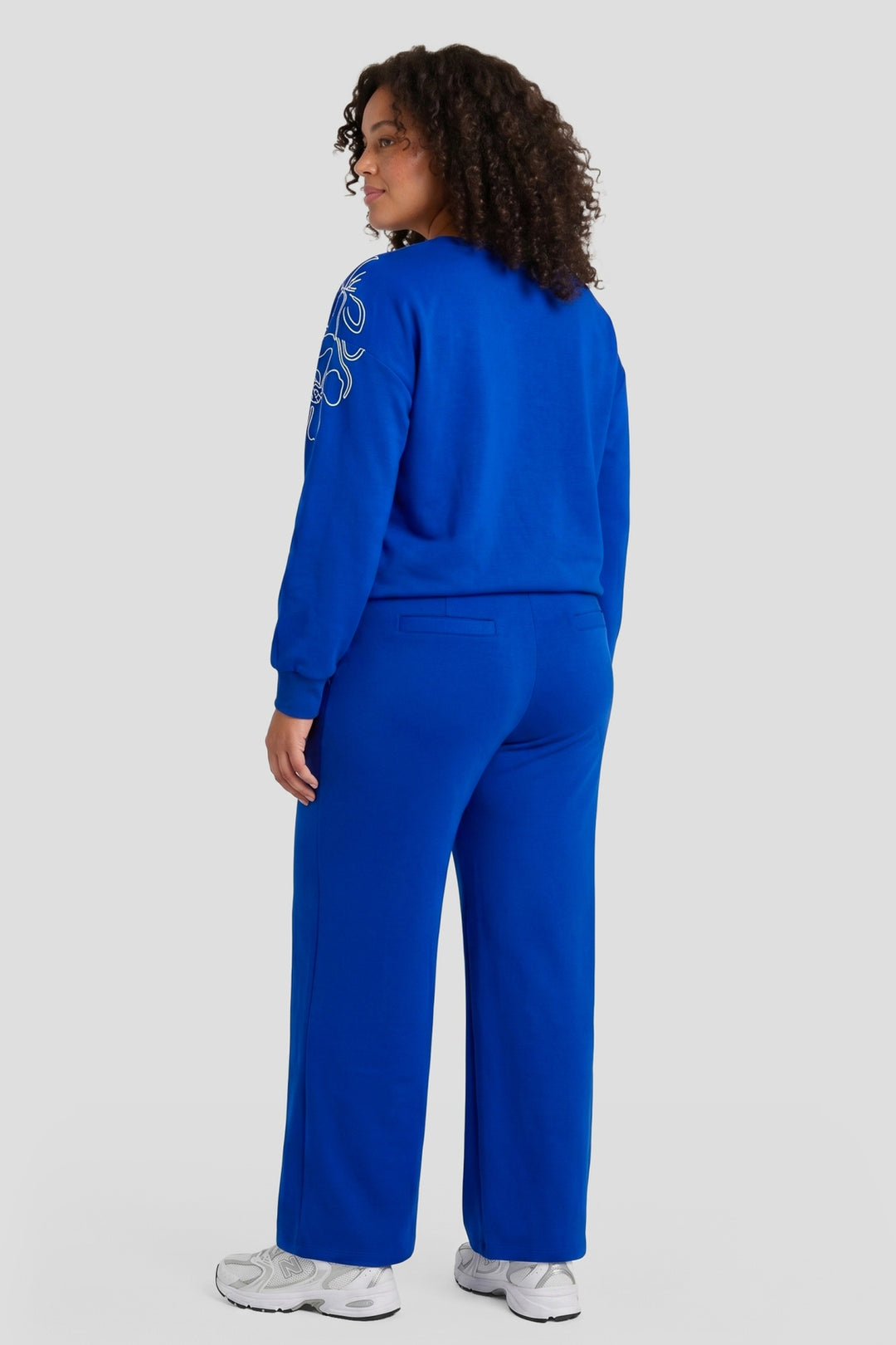 Blauwe Broek met Wijde Pijpen