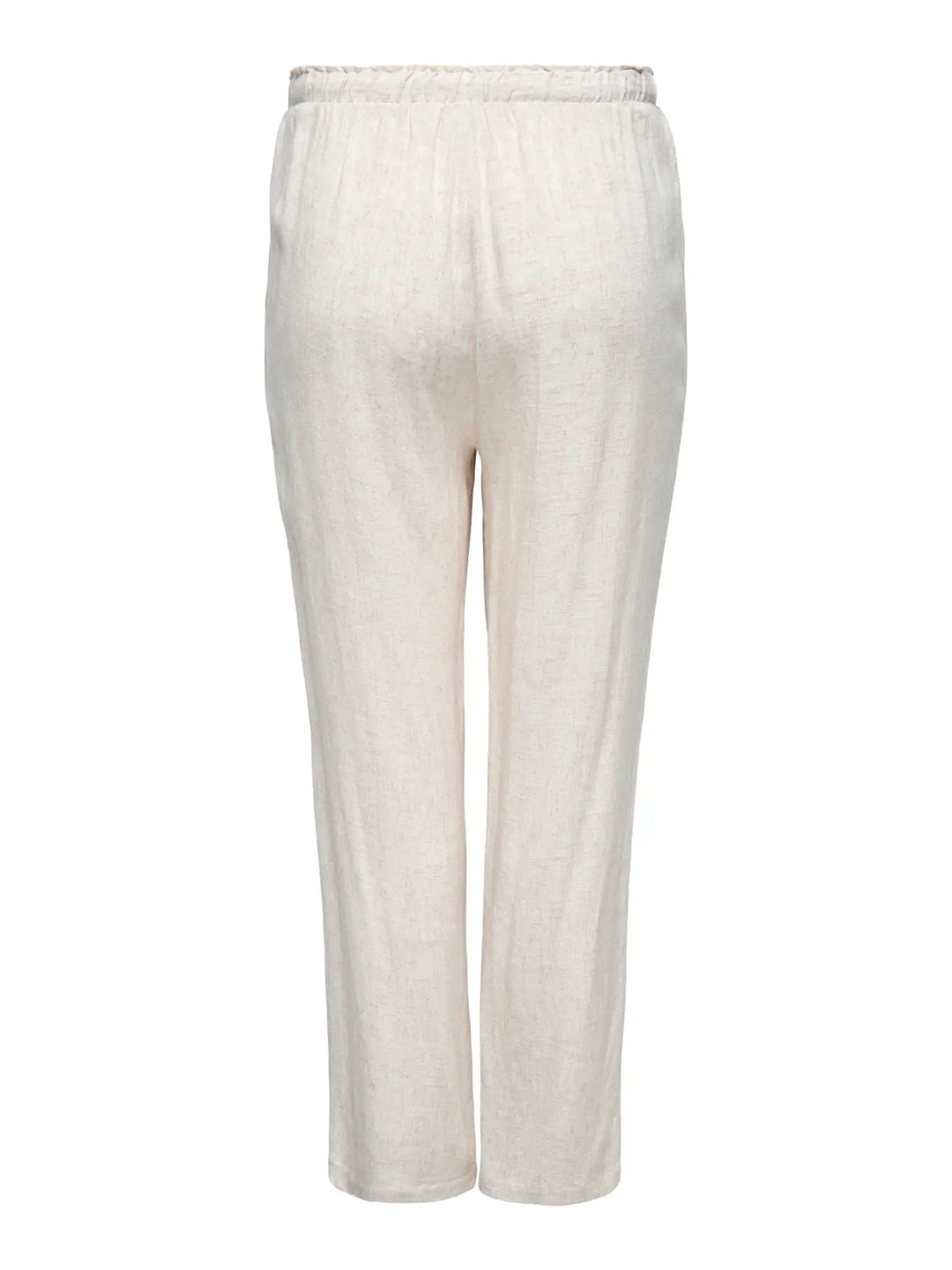 Ecru Broek Linnenlook