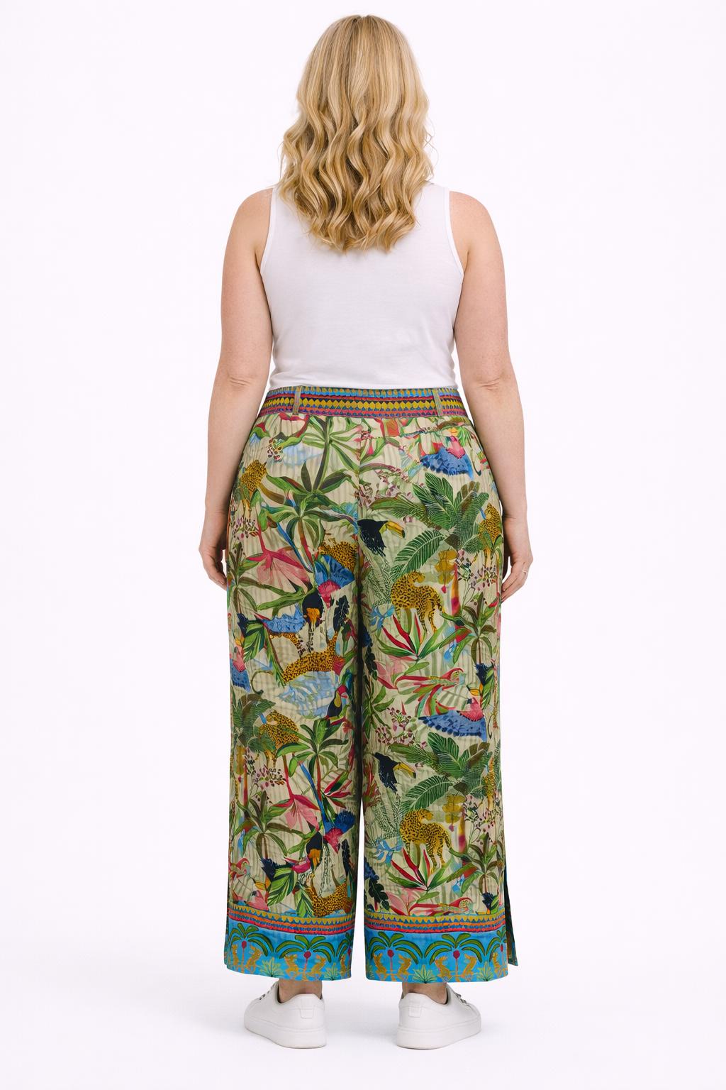 Wijde Broek Met Jungleprint