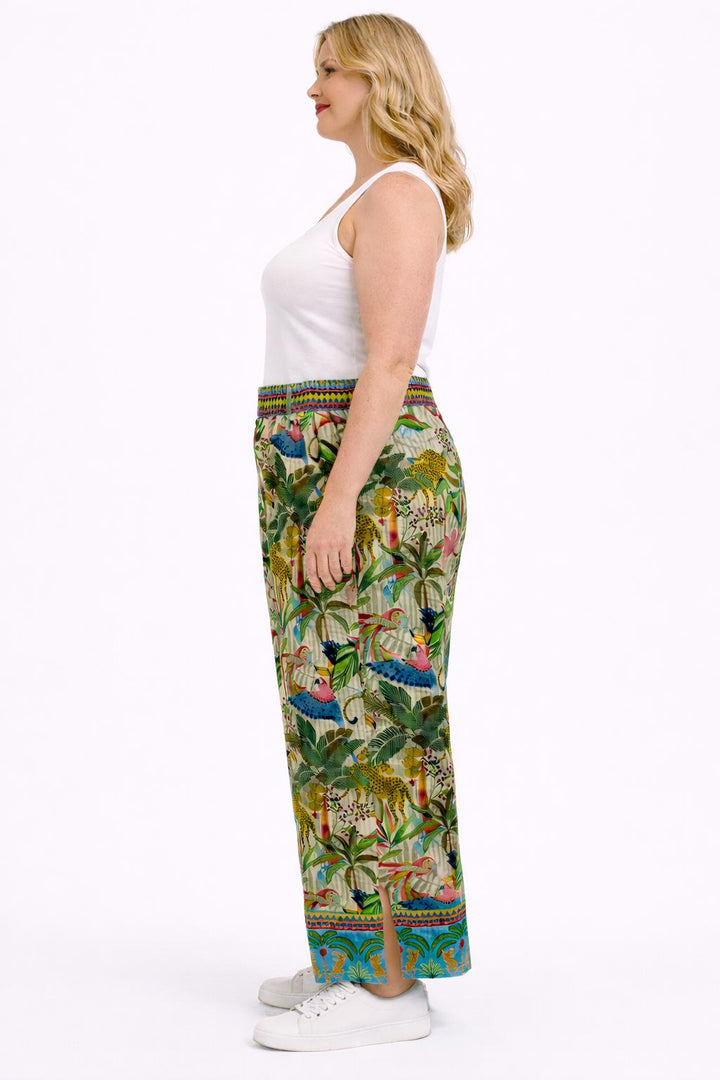 Wijde Broek Met Jungleprint
