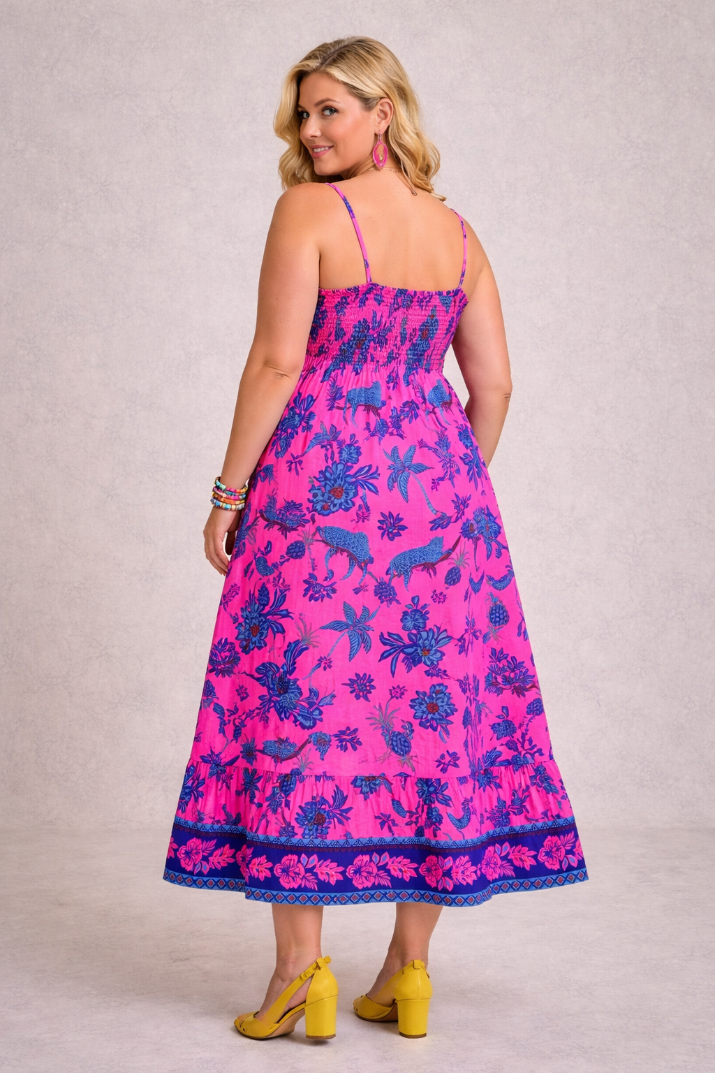 Maxi jurk Met Zomerse Print