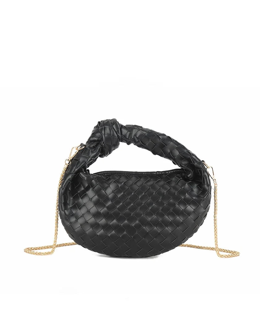 Gevlochten Hobo Tas