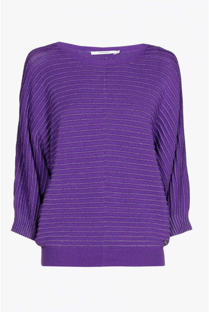 pull met lurex en fantasiesteek