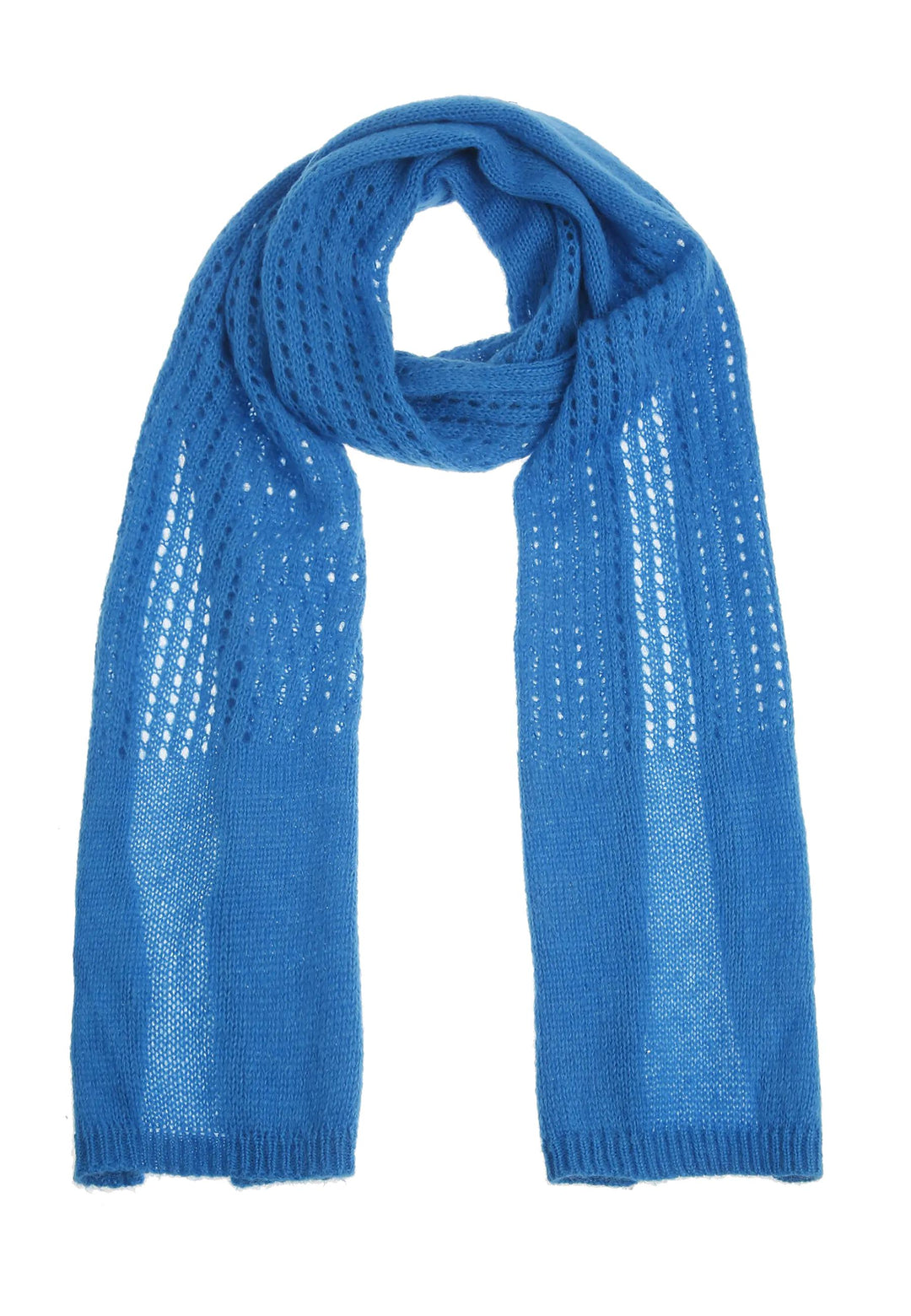 sjaal van zachte wolmix - xandres - bolivia-miami-blue - grote maten - dameskleding - kledingwinkel - herent - leuven