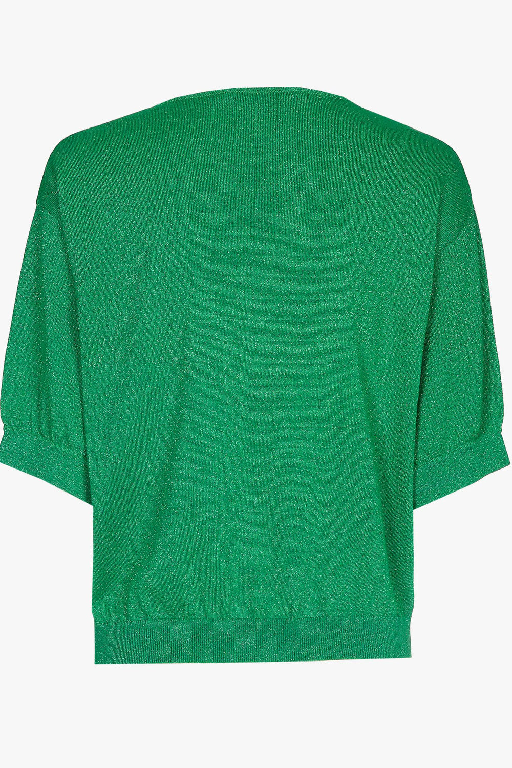 Irish green pulletje met lurex glansdraad - xandres - gulsum-groen - grote maten - dameskleding - kledingwinkel - herent - leuven