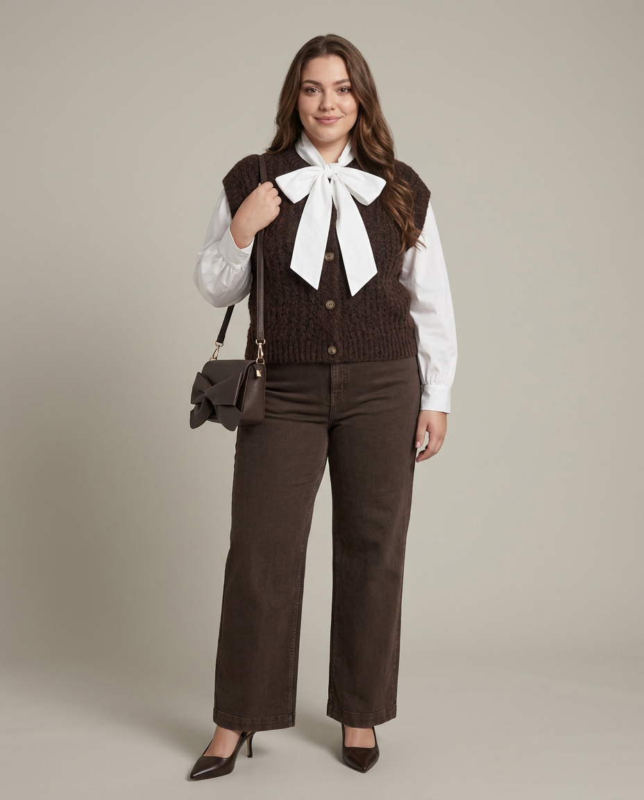 Bruine Wijde Broek