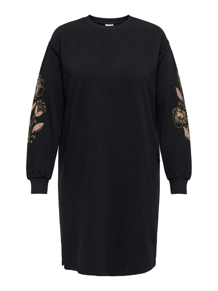 Sweater jurk met pailletten