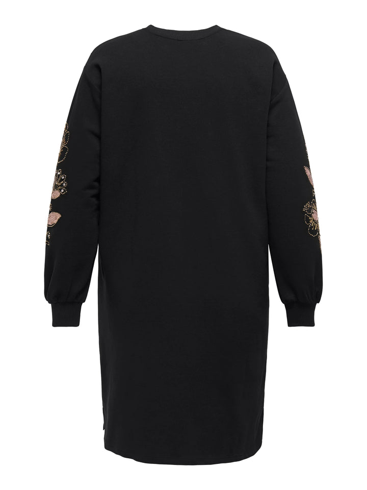 Sweater jurk met pailletten