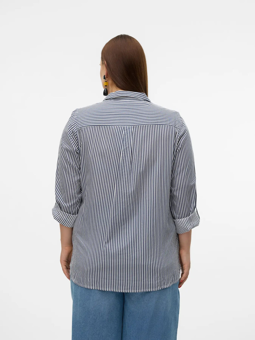 Luchtige Viscose Blouse Met Strepen