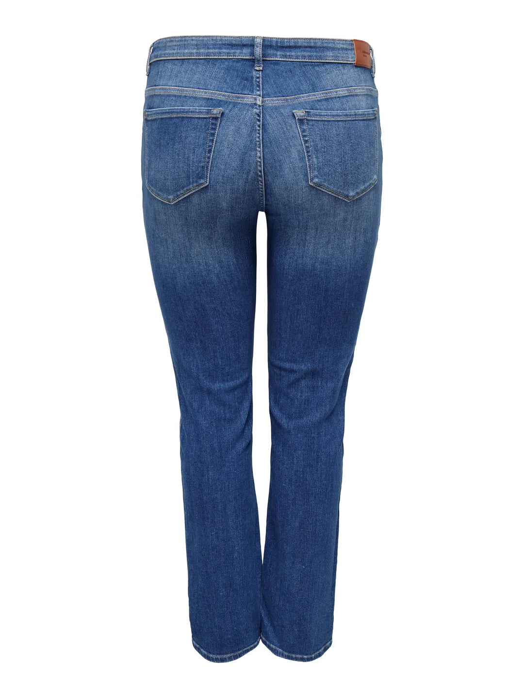 Trendy Slim Fit Jeans In Mediumblauw Denim