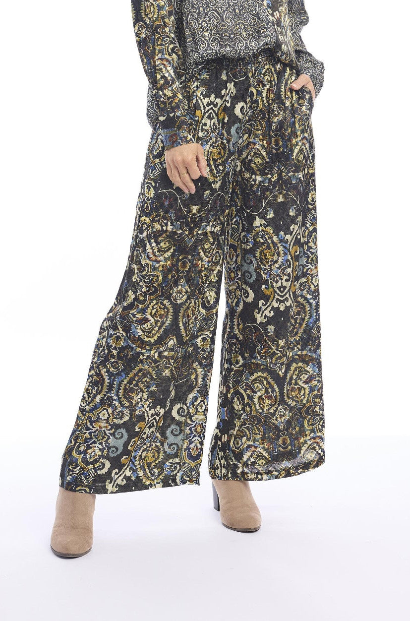 Wijde Broek Met Paisleyprint