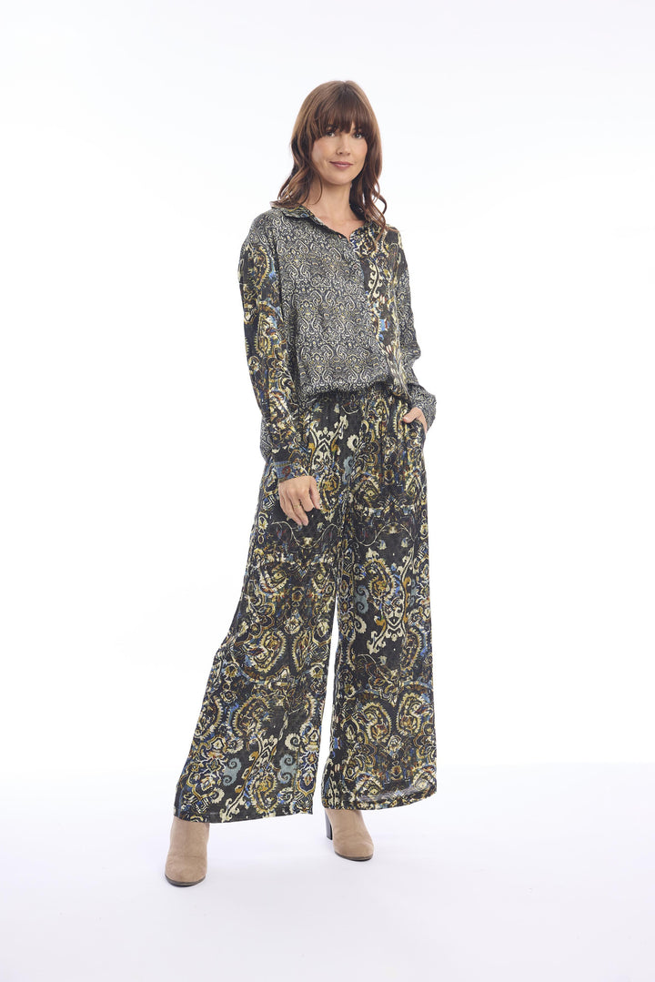 Wijde Broek Met Paisleyprint