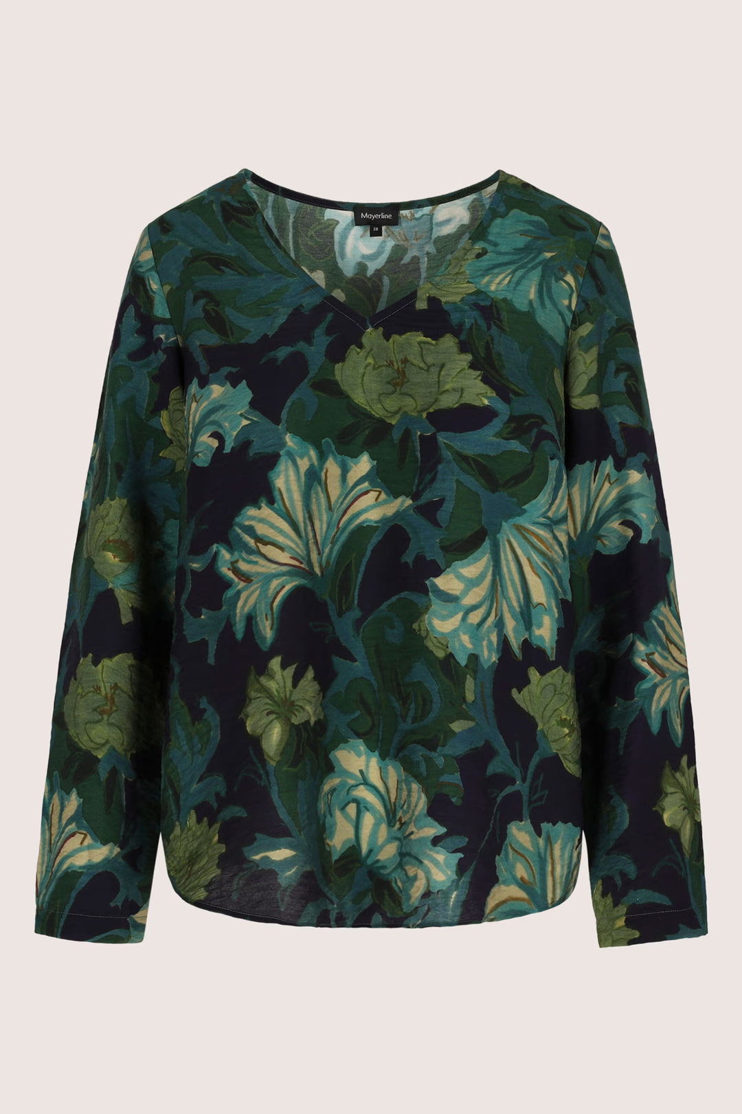Wijde Blouse Met Bloemenprint