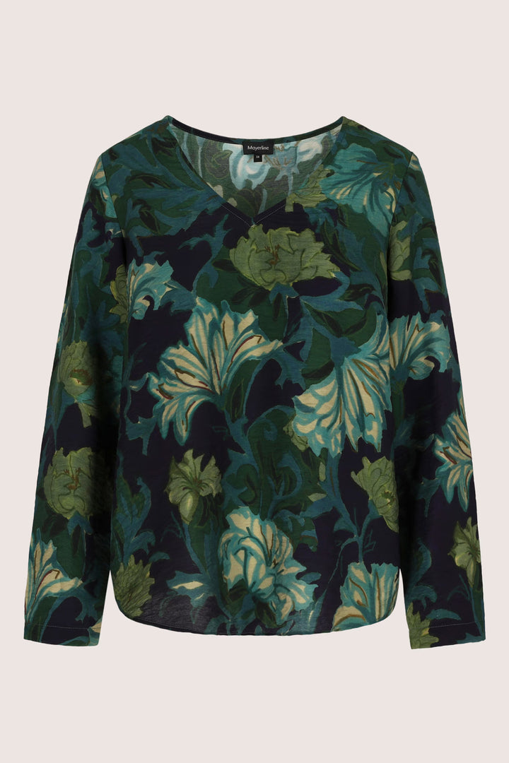 Wijde Blouse Met Bloemenprint