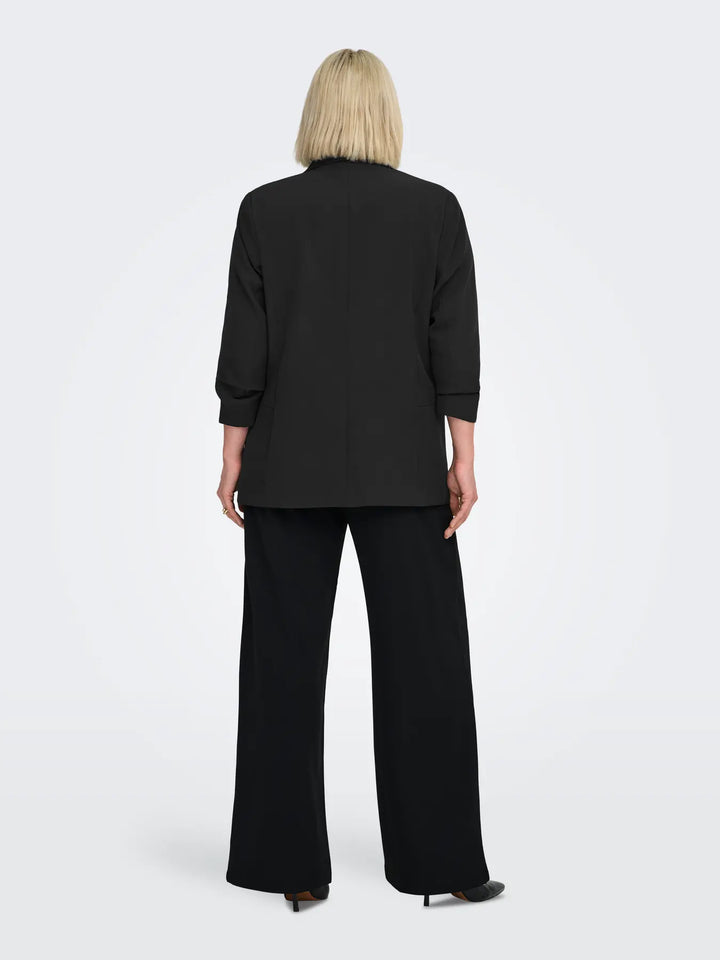 Zwarte Lange Blazer