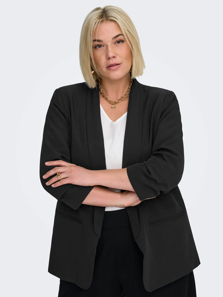 Zwarte Lange Blazer